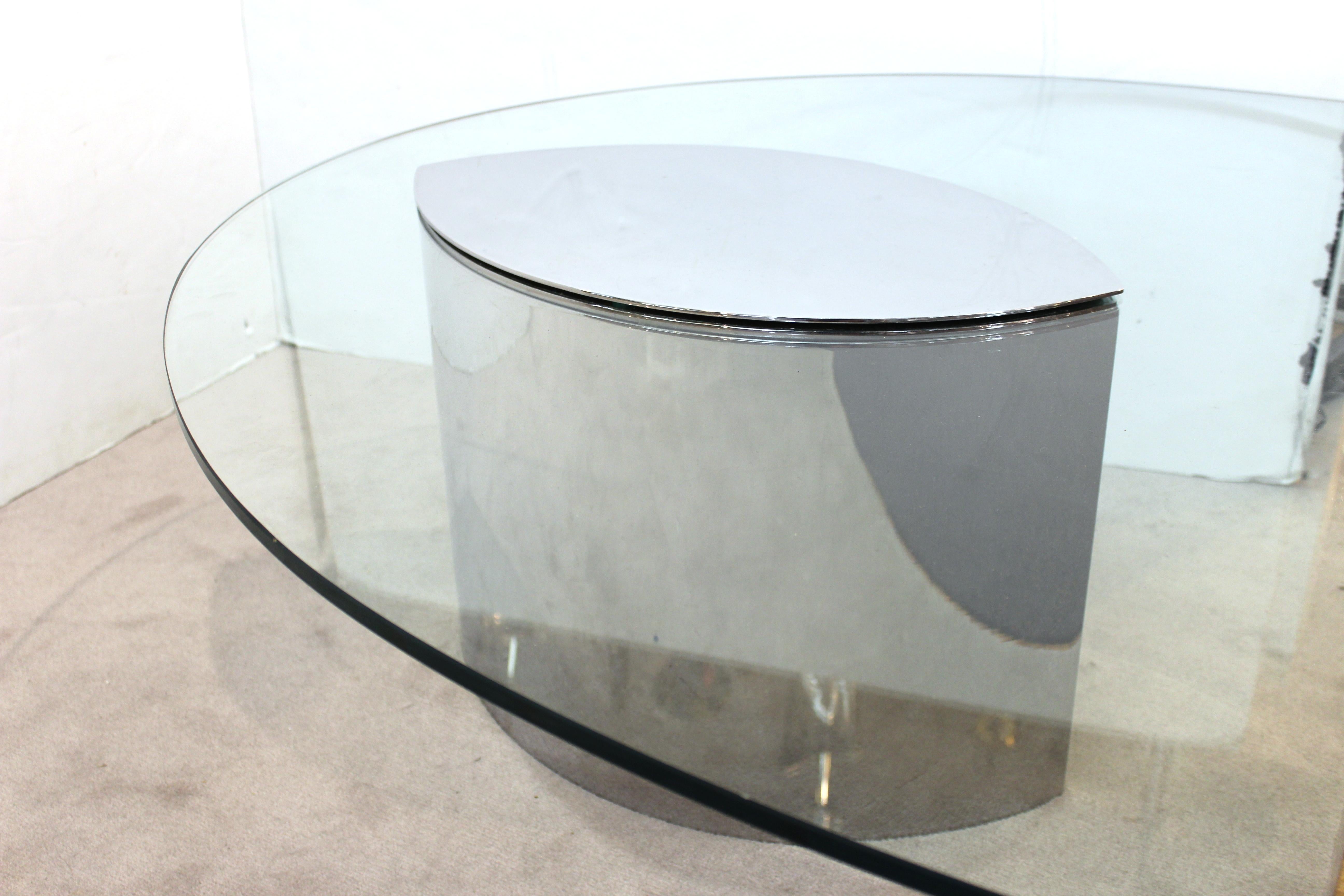 Cini Boeri for Knoll 'Lunario' Cantilevered Cocktail Table 2