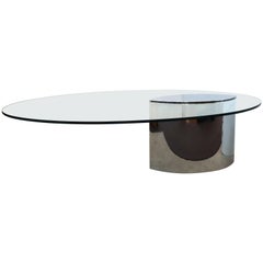 Cini Boeri for Knoll 'Lunario' Cantilevered Cocktail Table