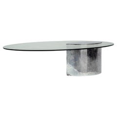 Cini Boeri - Glass top coffee table Lunario model for Knoll