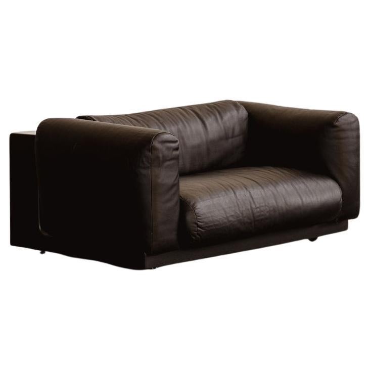 Cini Boeri "Gradual System" Sessel für Gavina, Schwarzes Leder, 1970