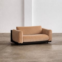 Poltrona "Sistema Graduale" di Cini Boeri per Gavina, Velluto color cammello, 1970