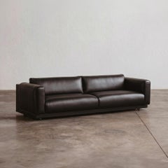 Cini Boeri "Gradual System" Sofa for Gavina, Black Leather, 1970