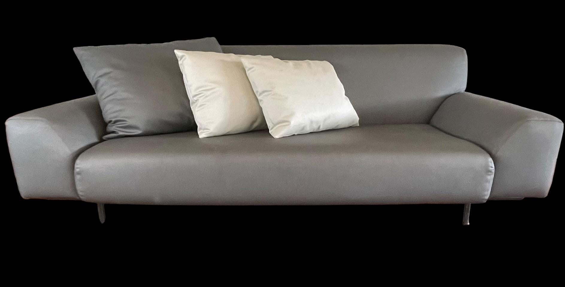 Powder-Coated Cini Boeri Knoll Sofa For Sale