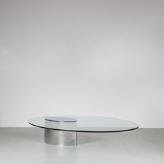 Cini Boeri “Lunario” Coffee Table for Gavina, Italy 1970