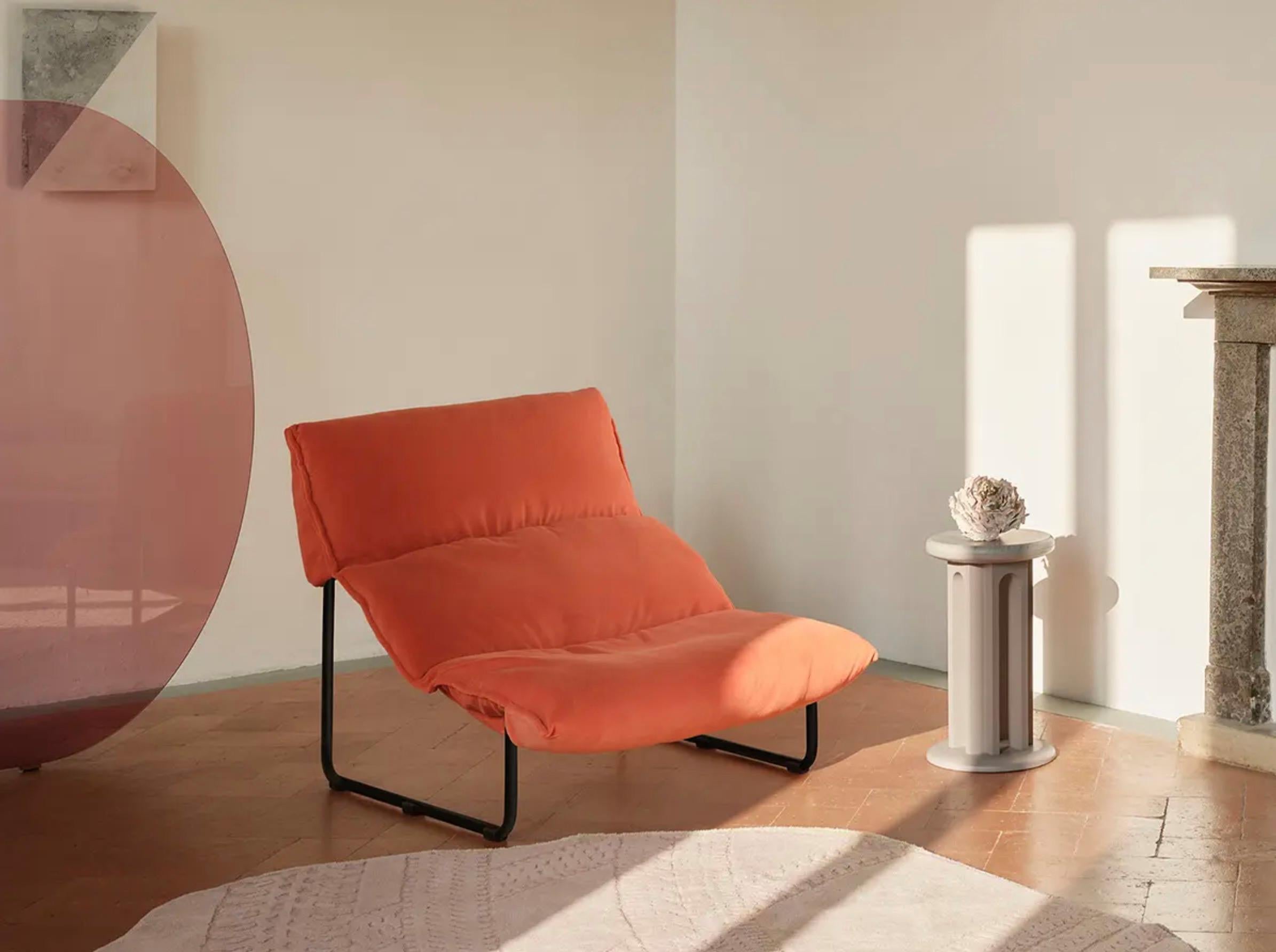 Italian Cini Boeri Pair of 'Taboga' Lounge Chairs for Arflex 1976 For Sale