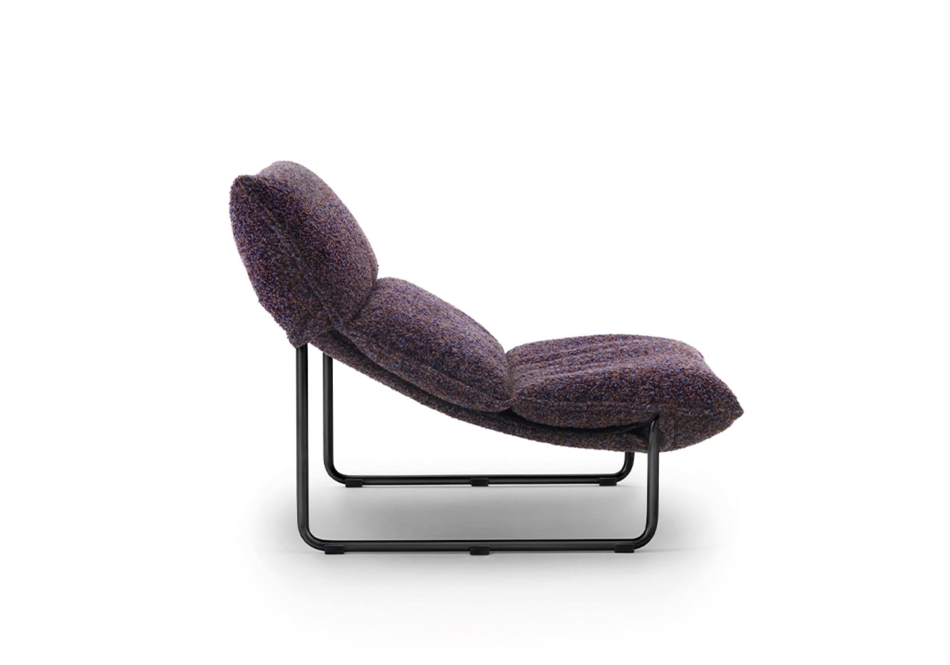 Contemporary Cini Boeri Pair of 'Taboga' Lounge Chairs for Arflex 1976 For Sale