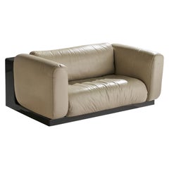 Cini Boeri, Sofa, ABS-Kunststoff, Leder, Italien 1970er Jahre
