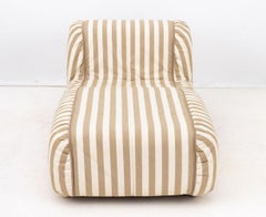 Cini Boeri x Arflex Linen Chaise Longue