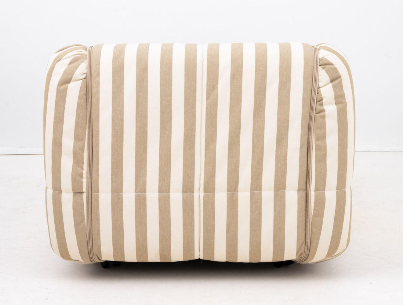 Lino Cini Boeri x Arflex Chaise Longue in lino in vendita