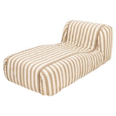 Cini Boeri x Arflex Linen Chaise Longue