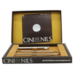 Retro Cini & Nils Italy Studio OPI Milano Architectural Collectable Barware Set, 1960