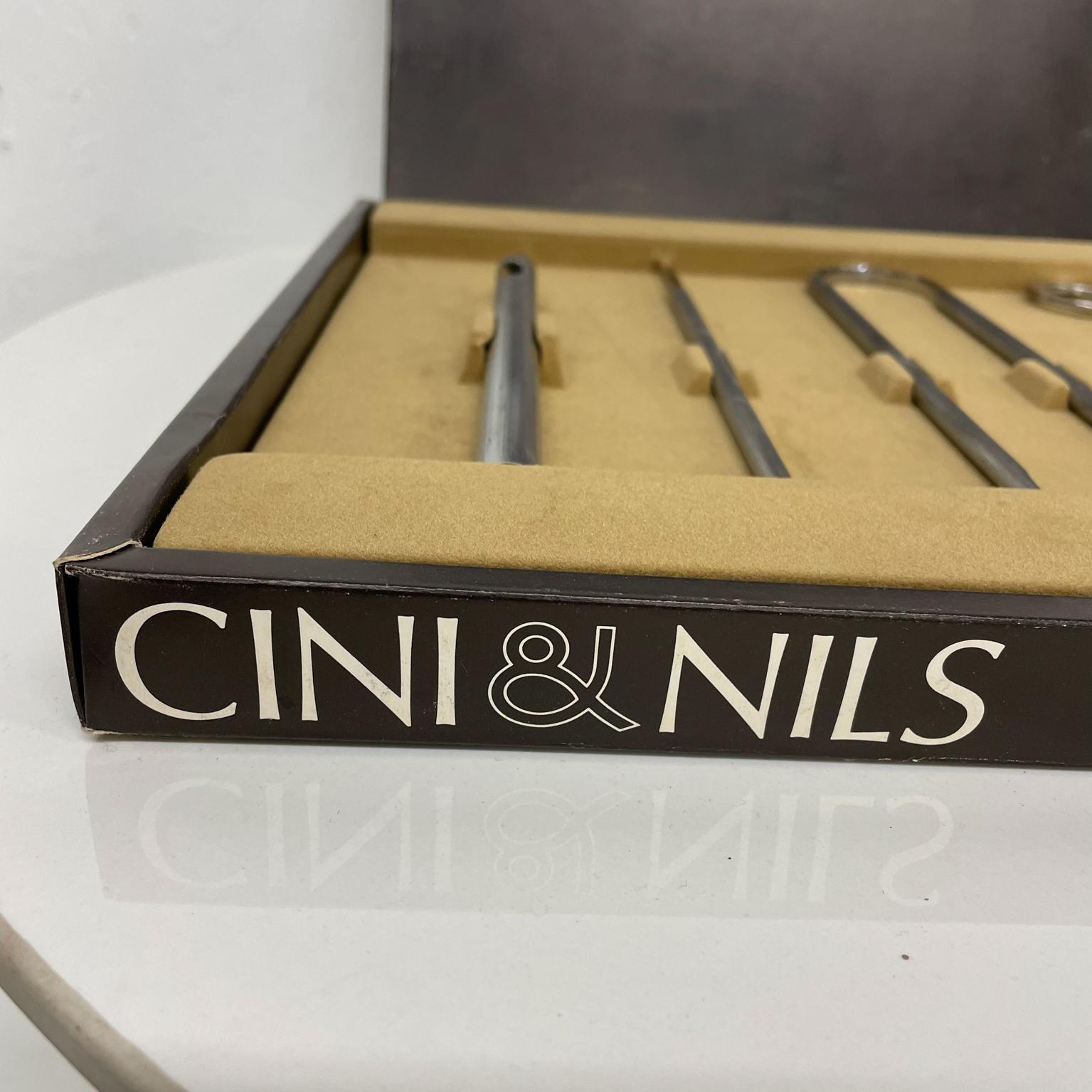  1969 Cini & Nils Italy Studio OPI Milano Barware Set MoMA New York 6
