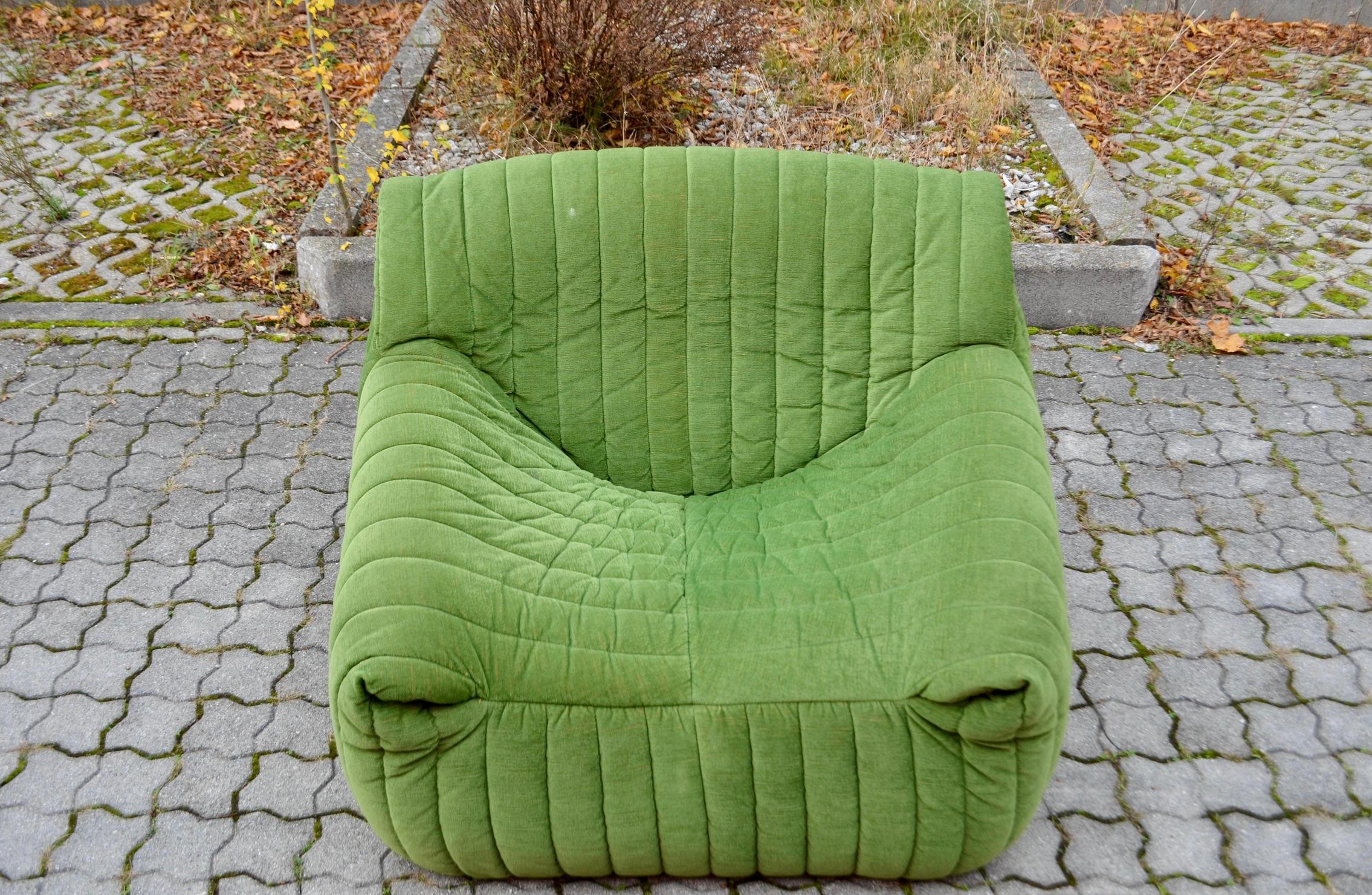 Silla de salón Cinna / Ligne Roset  Sandra de Annie Hieronimus Verde lima en Bueno estado para la venta en Munich, Bavaria