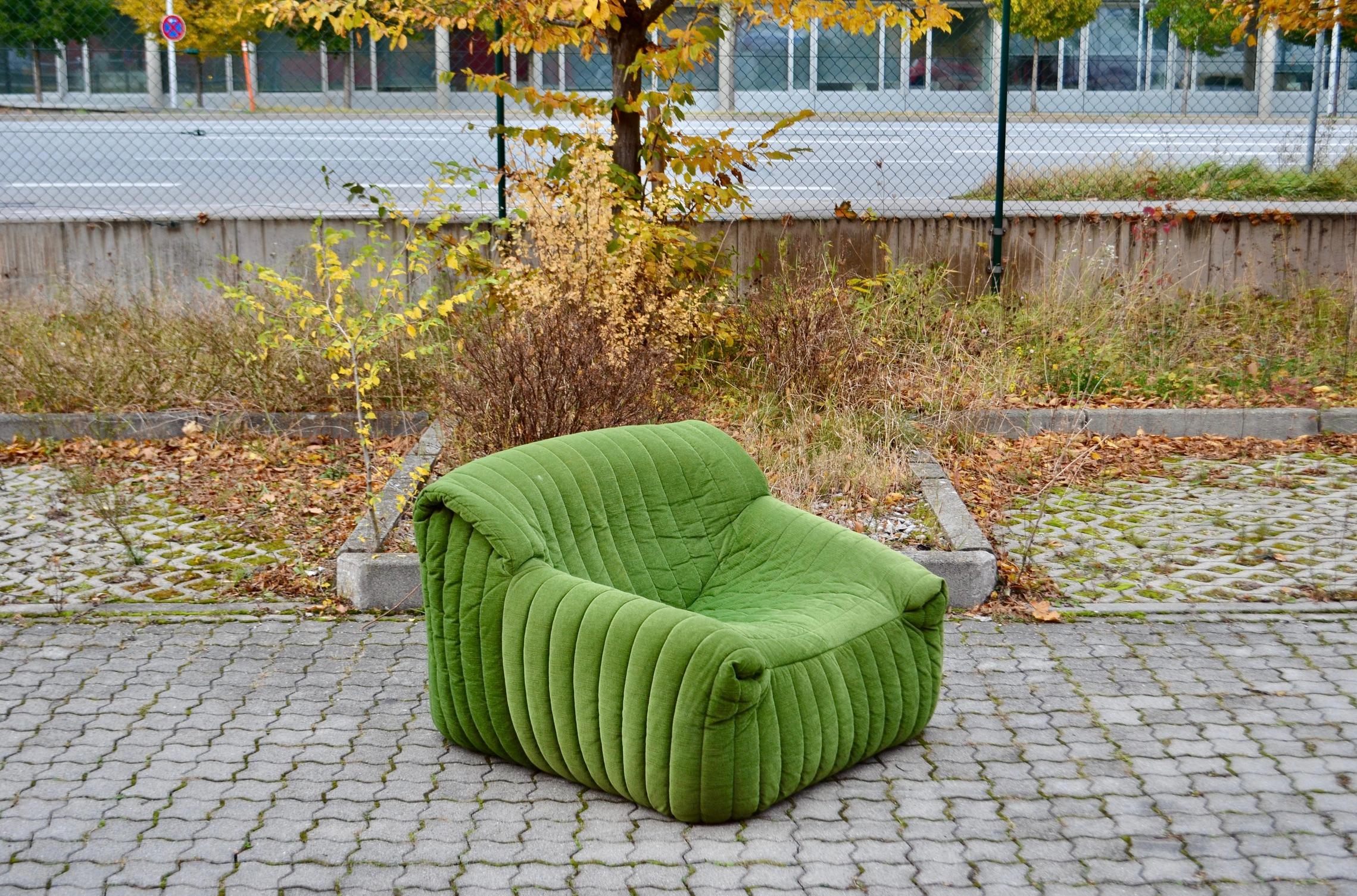 Silla de salón Cinna / Ligne Roset  Sandra de Annie Hieronimus Verde lima finales del siglo XX en venta