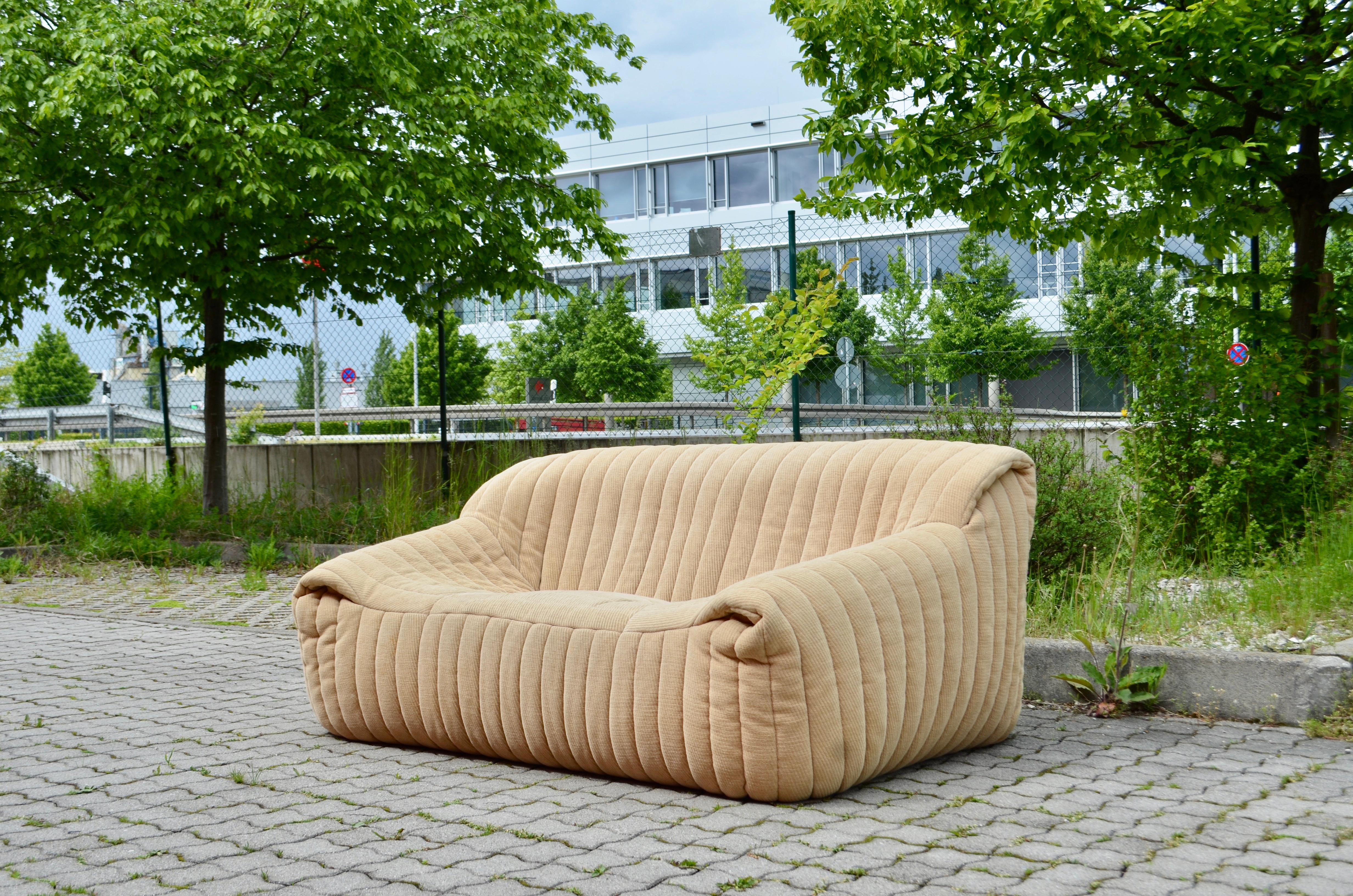 Leather Cinna / Ligne Roset Sofa Sandra by Annie Hieronimus  For Sale