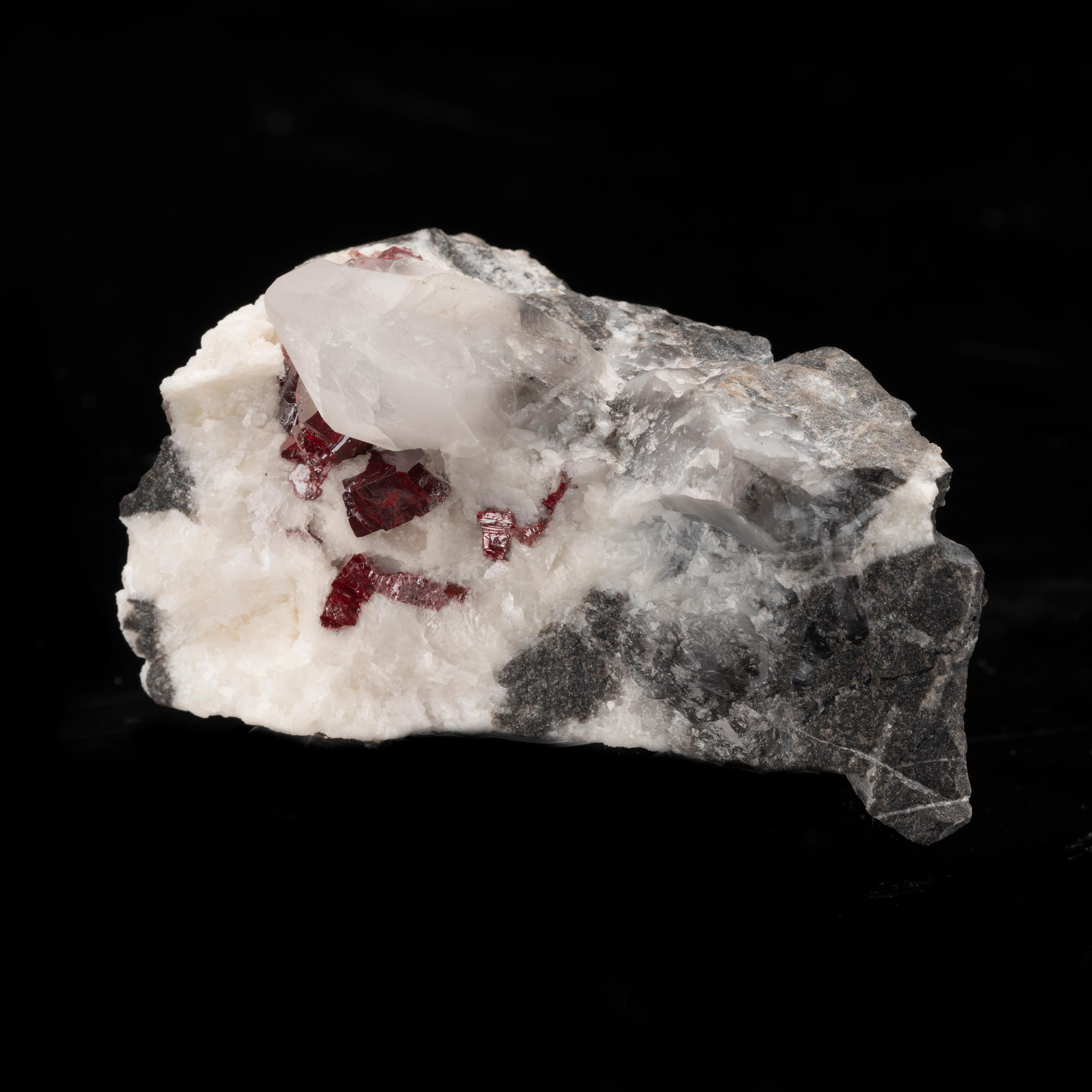 Cinnabar With Quartz From China In New Condition For Sale In New York, NY