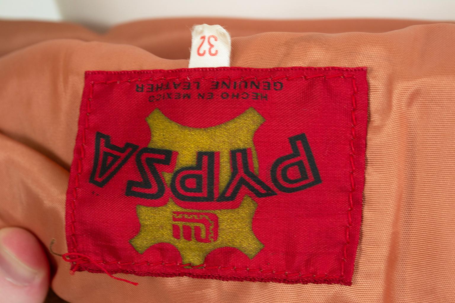 Chaqueta Easy Rider Western con flecos de ante color canela - Mujer S / Hombre XXS, 1960 en venta 5