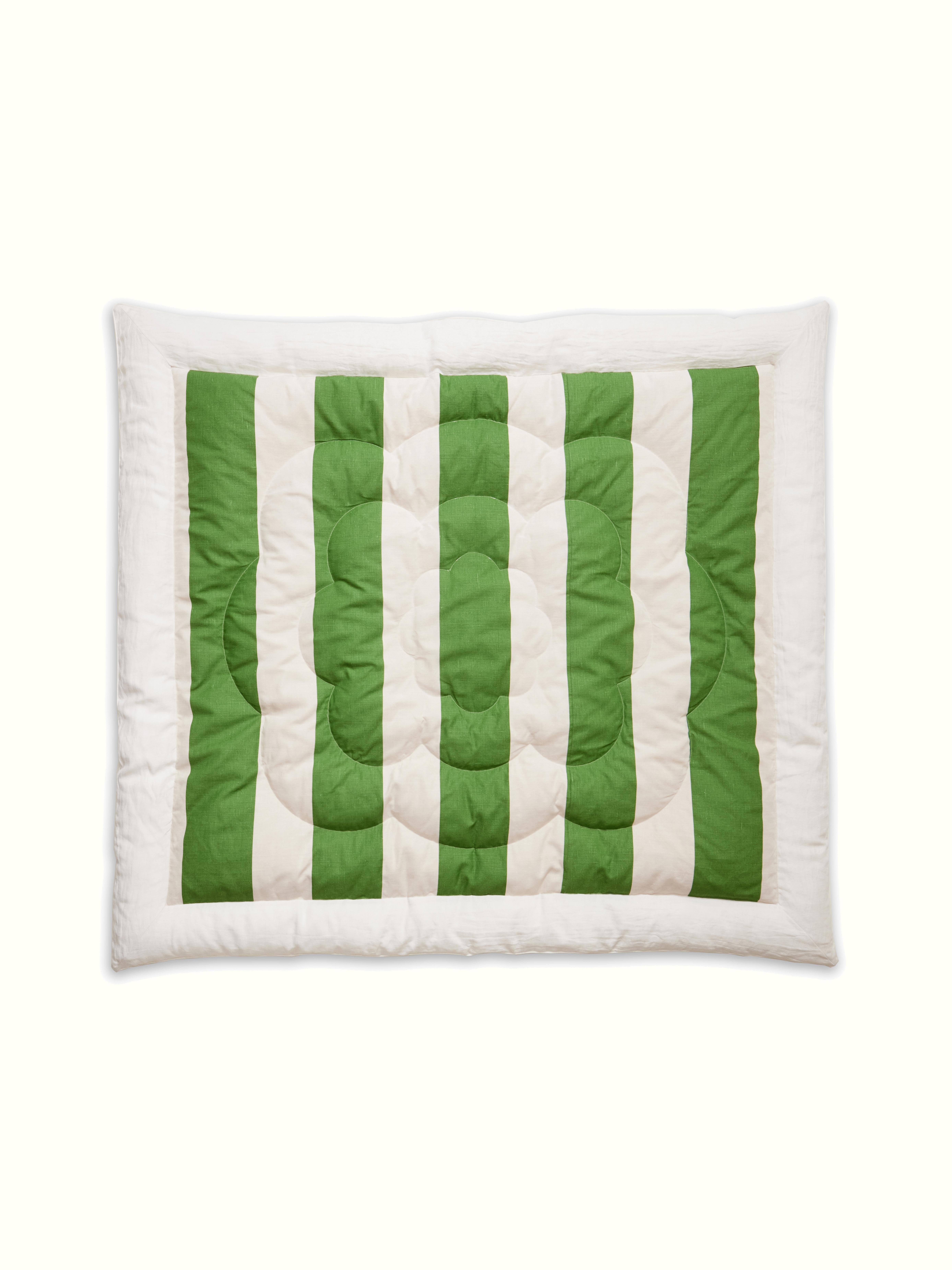 CINNY Trapunta SuperKing in piuma d'oca fatta a mano Arthur Stripe Linen e imbottitura in piuma d'oca In condizioni Nuovo in vendita a Cheltenham, GB