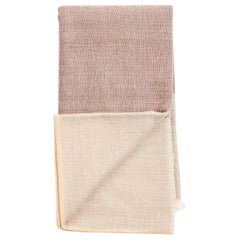 Cino Merino Handloom Throw / Decke In Neutralen Schattierungen von Creme & Braun