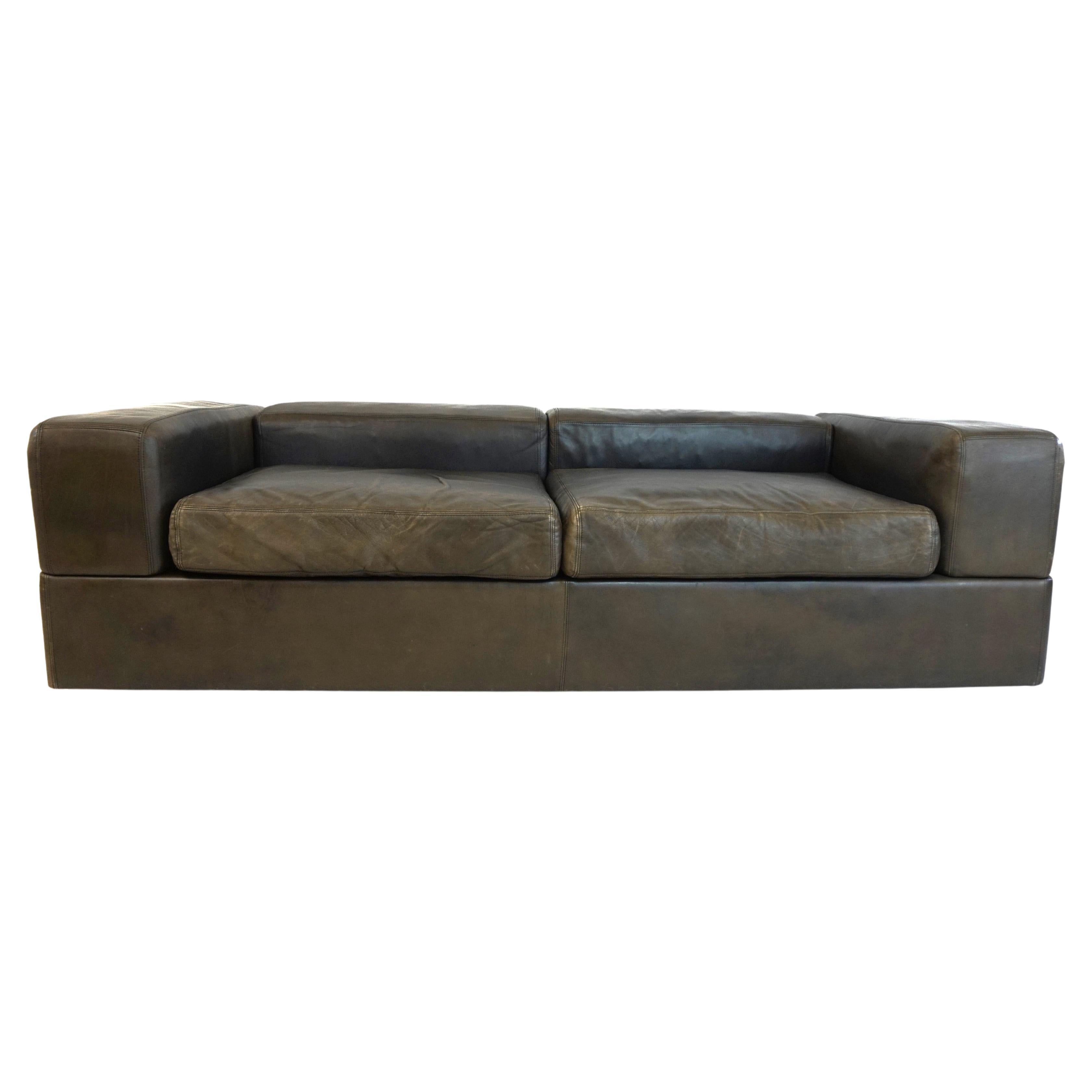 Cinova 711 Leder-Sofa-Tagesbett von Tito Agnoli