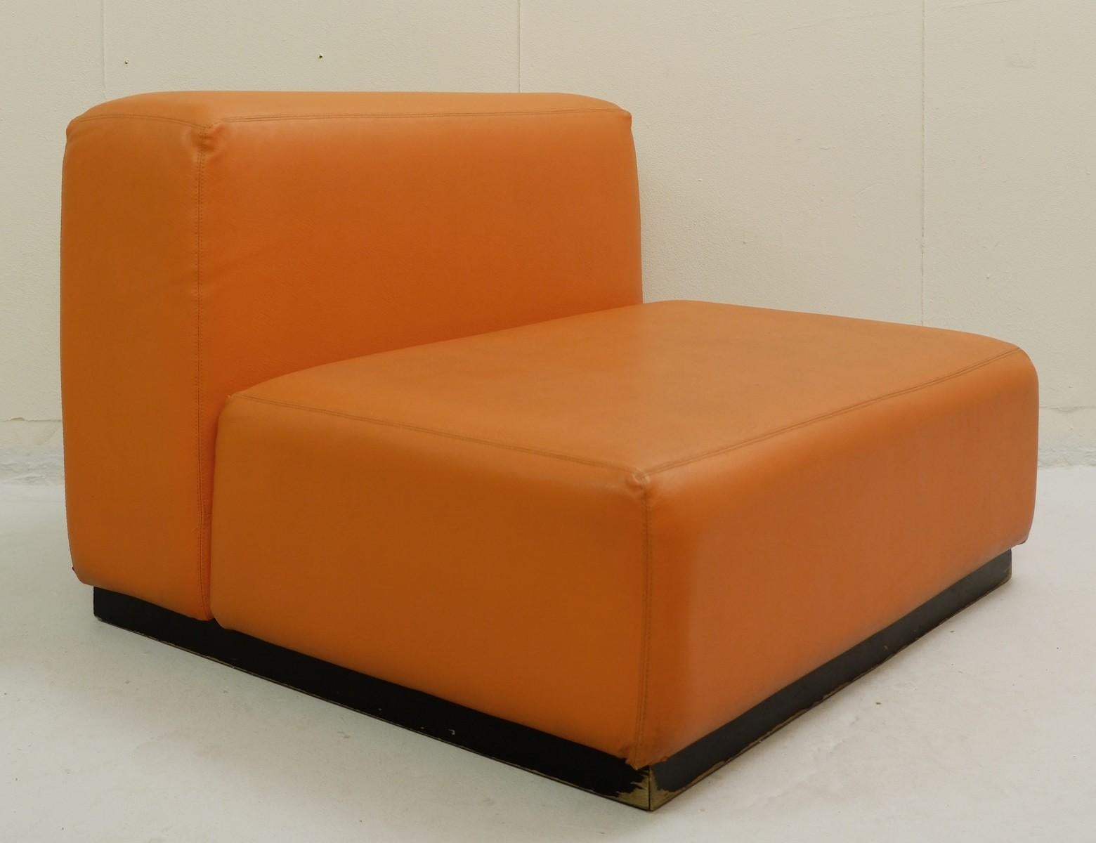 Mid-Century Modern Cinova Modular Lounge Chairs, Set of 3 For Sale