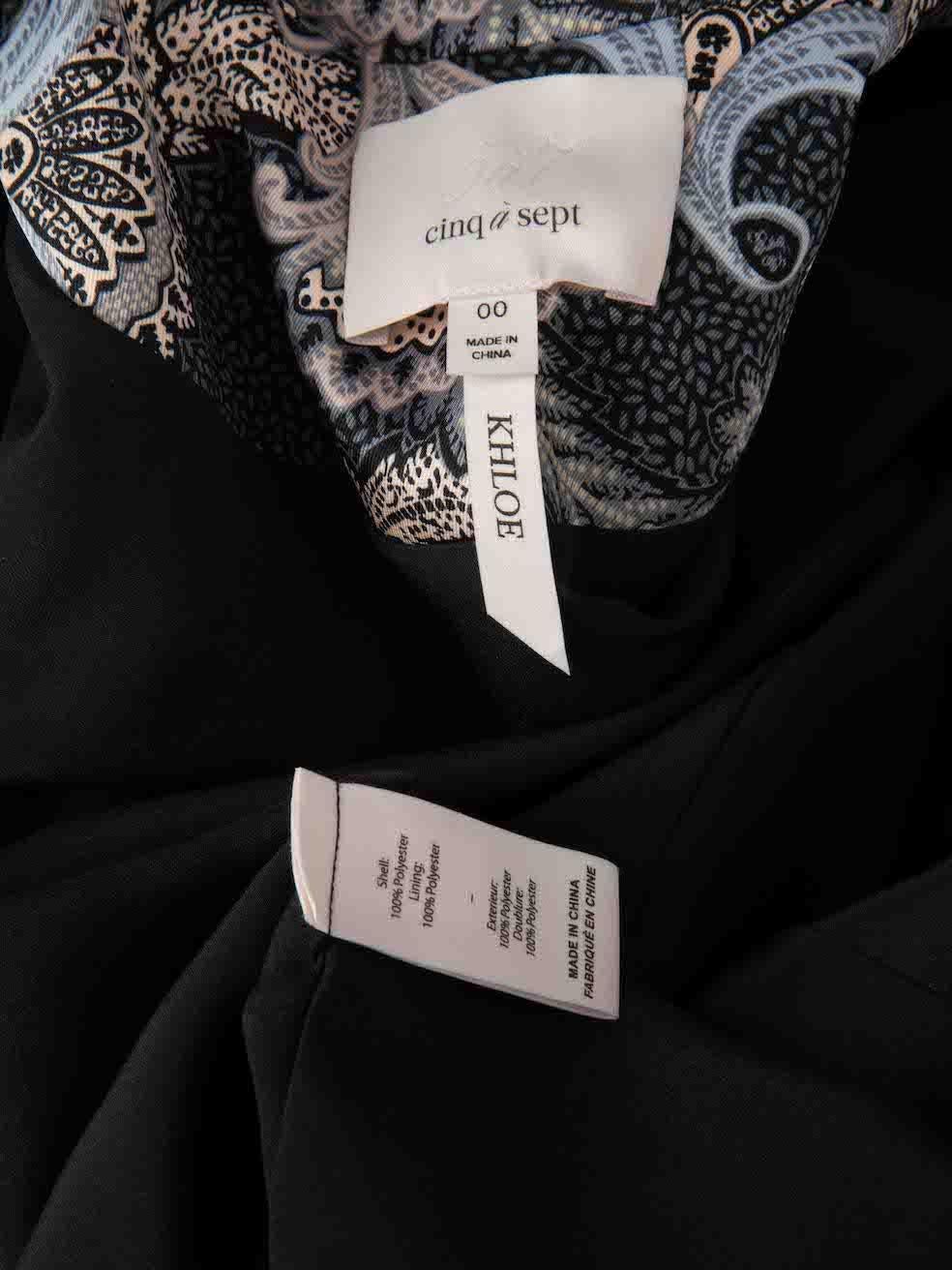 Women's Cinq à Sept Plume Khloe Floral Print Ruched Sleeve Blazer Size XXS For Sale