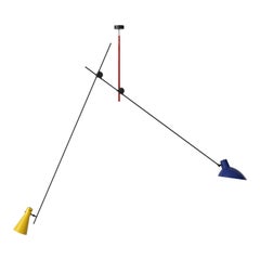 Cinquanta Mondrian Colors Suspension Lamp by Vittoriano Viganò for Astep