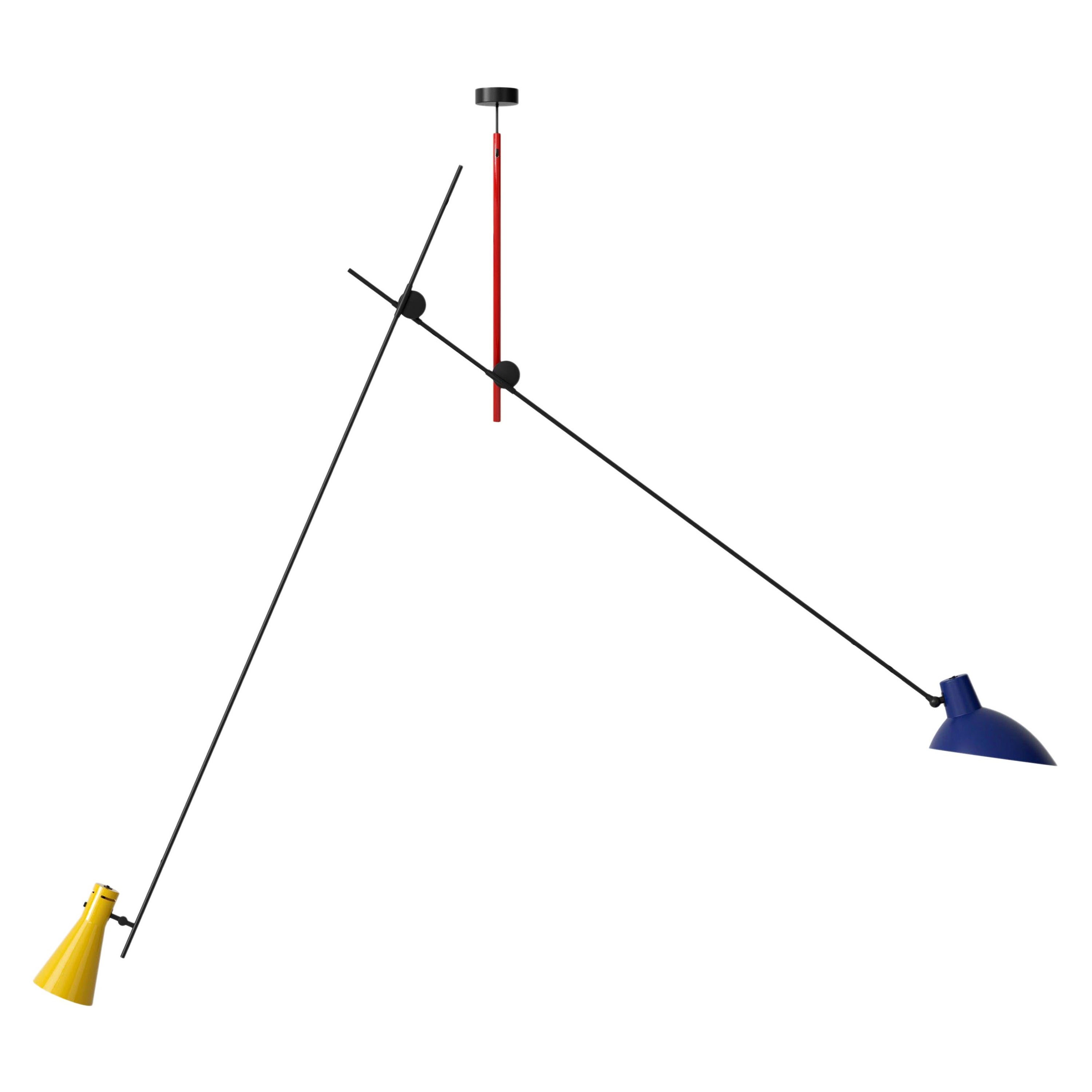 Lámpara de suspensión Cinquanta Mondrian Colors de Vittoriano Viganò para Astep en venta