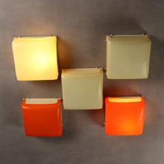 Fünf 'Cnosso' Artemide Lampen 1960-70er Jahre Design von Angelo Mangiarotti