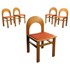 Fünf Arcadia-Stühle von Adalberto Caraceni für Tagliabue 1970er Jahre