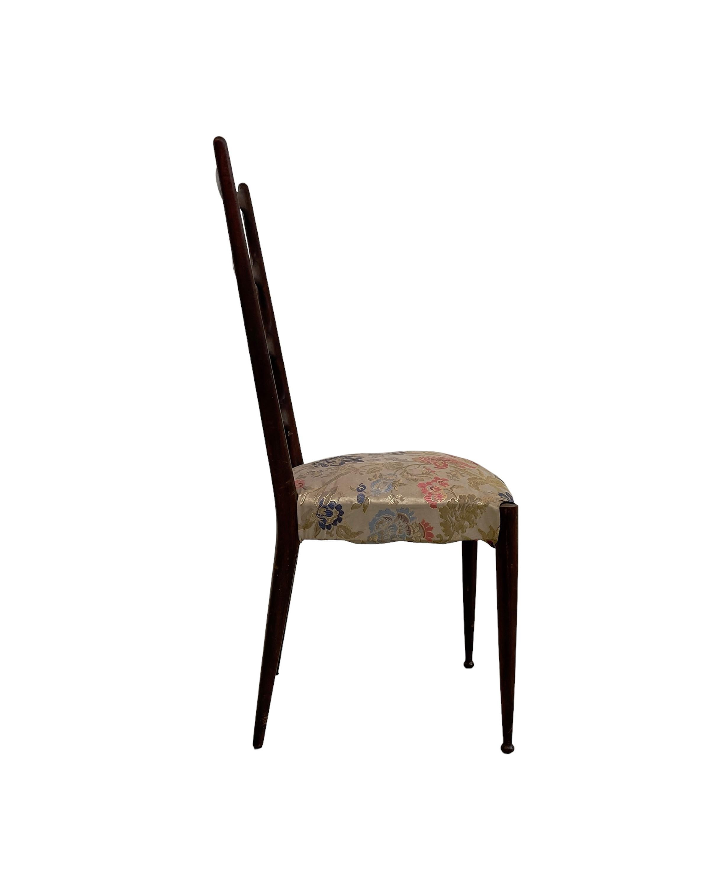 Cinq chaises de Paolo Buffa, années 1950 Bon état - En vente à Baranzate, IT