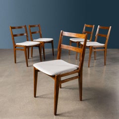 Five chairs model '103' Melchiorre Bega for Cassina 1960s