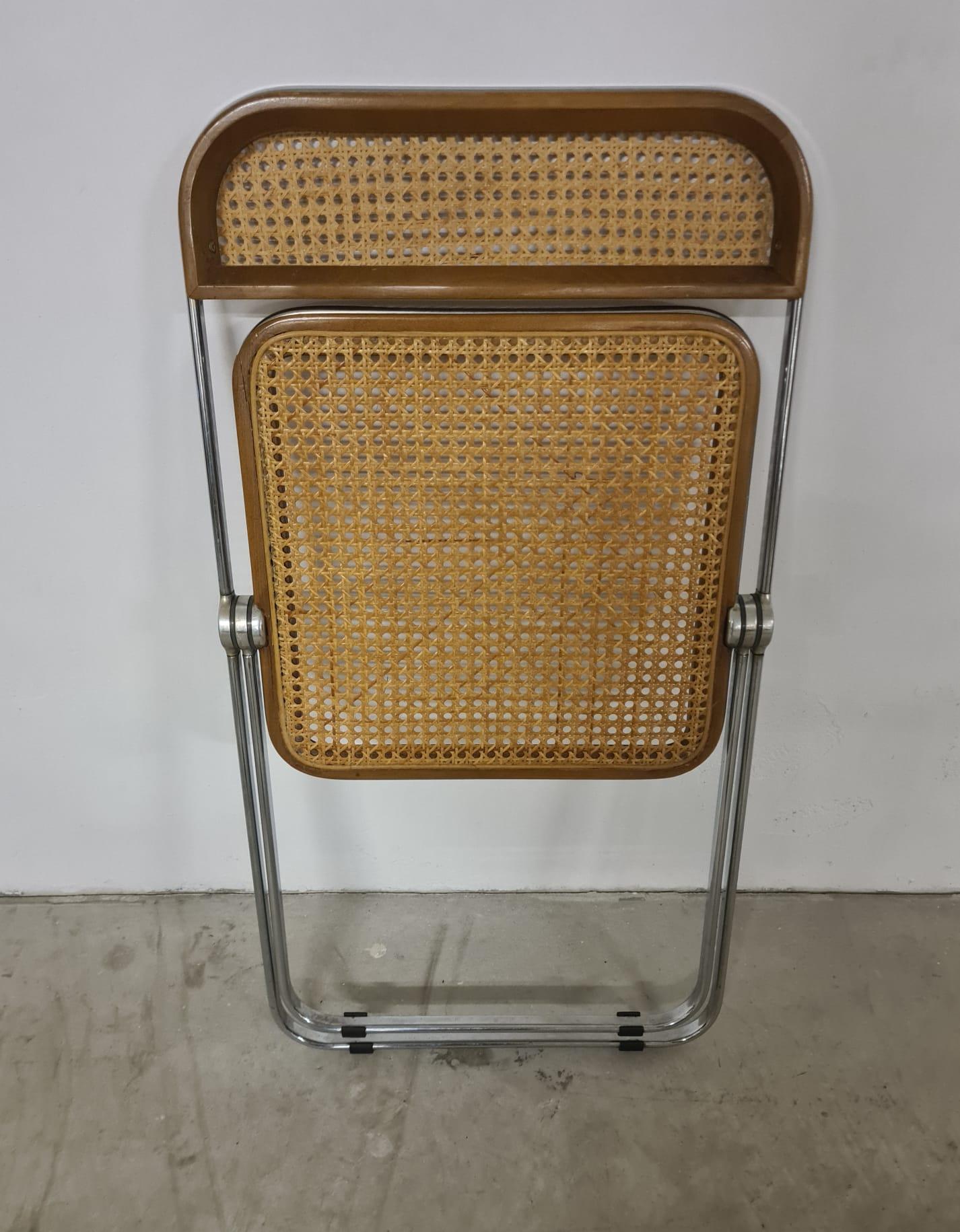 Sechs Plia-Stühle von Giancarlo Piretti für Anonima Castelli im Angebot 5
