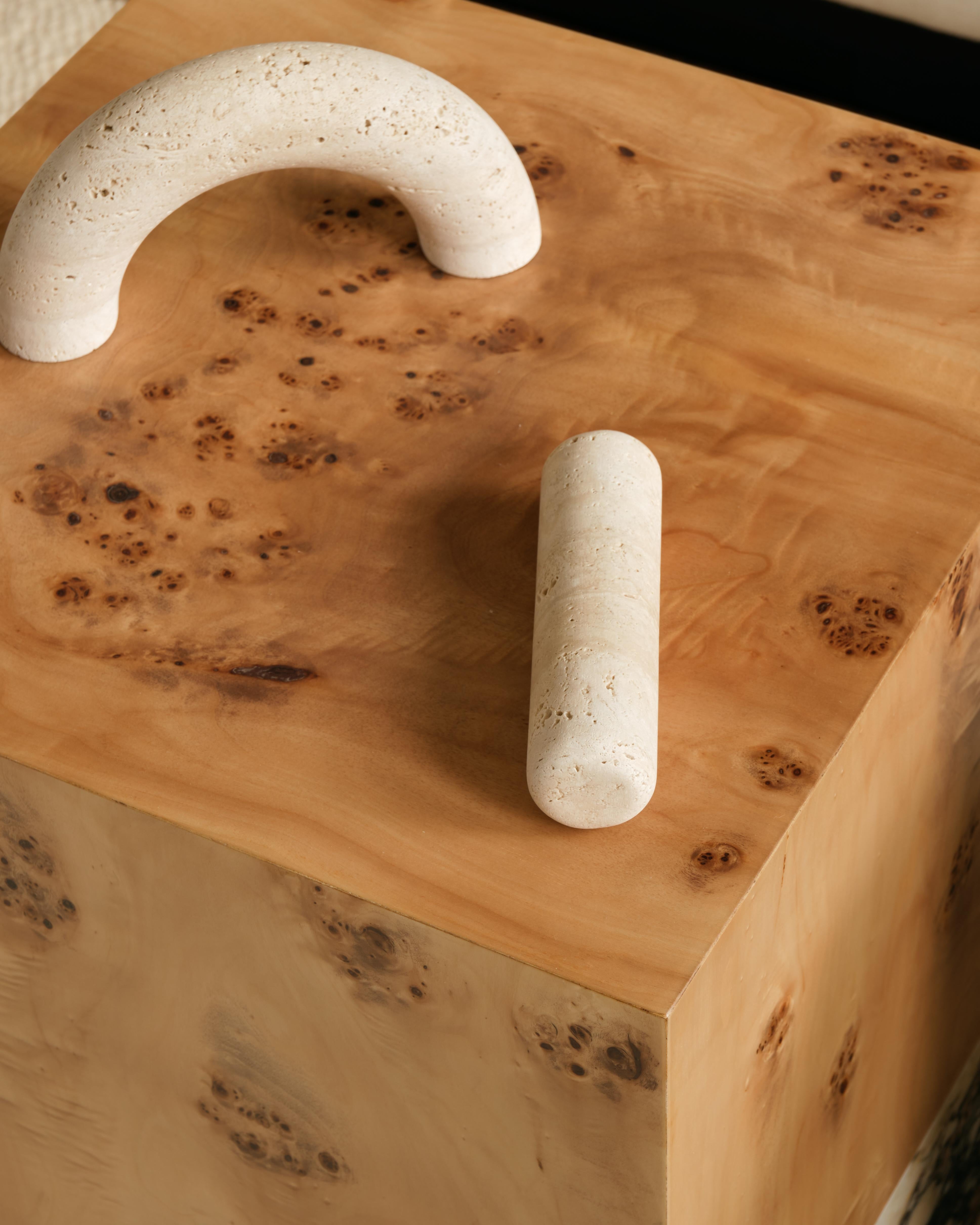 Contemporary Cinque Terre Side Table For Sale