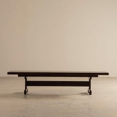 Sergio Rodrigues' Cíntia Bench in solid wood, Brazilian Mid-Century Design