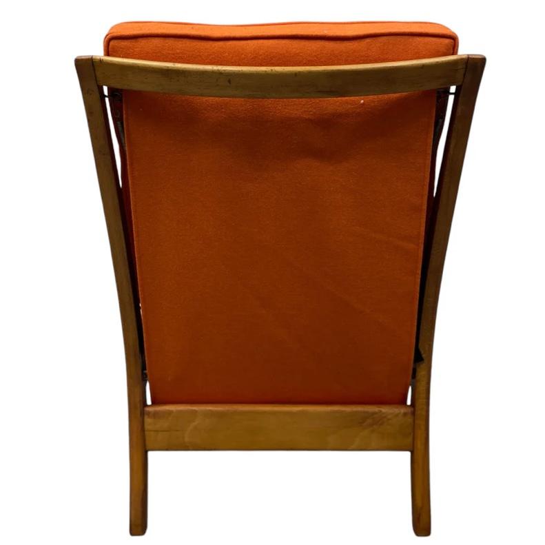 Mid-20th Century Cintique Lounge Chair High Backed
