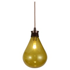 Ciondolo Cintola in bronzo satinato con globo in vetro soffiato Oliver