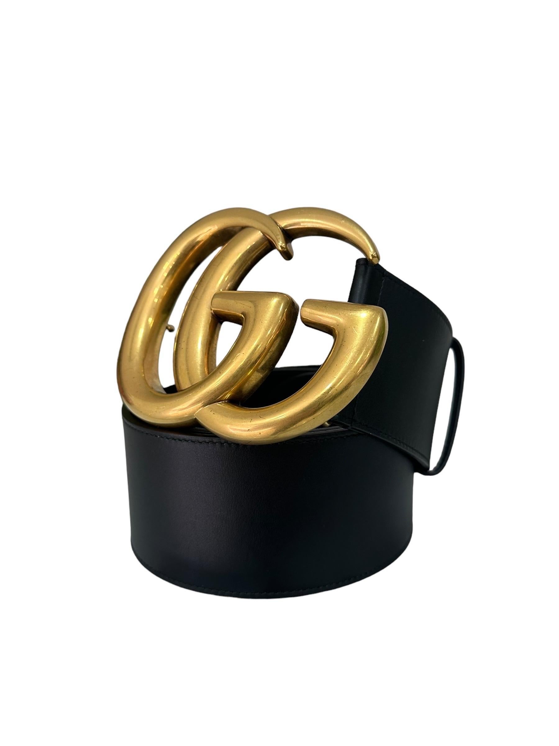 Cintura Gucci GG Marmont Nera 5