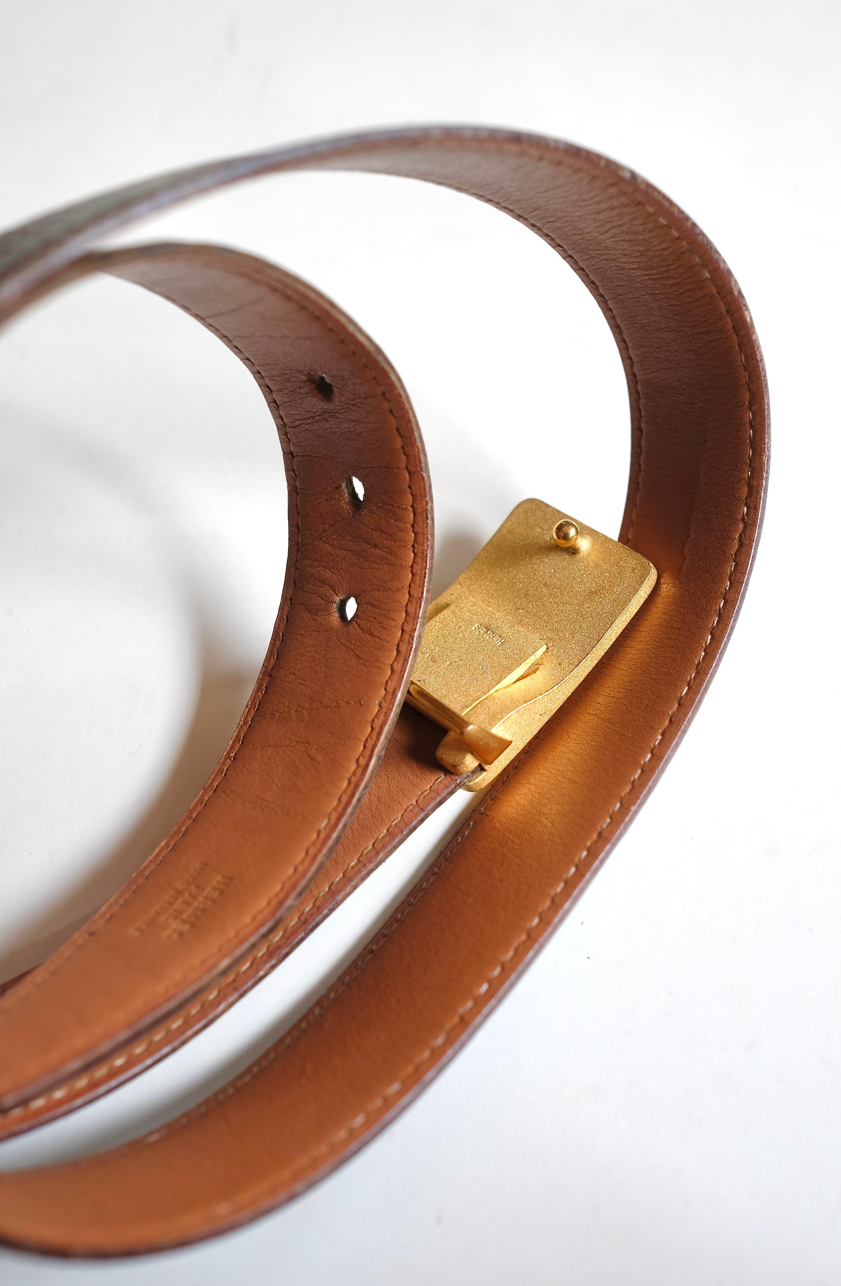 Ceinture HERMÈS Unisexe en vente