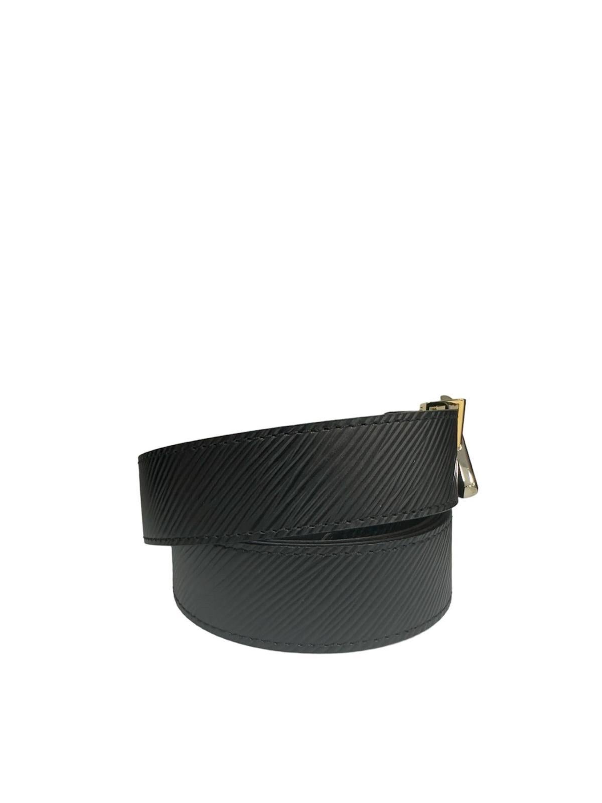 Cintura Louis Vuitton Cintura Twist Epi Nera Damen im Angebot