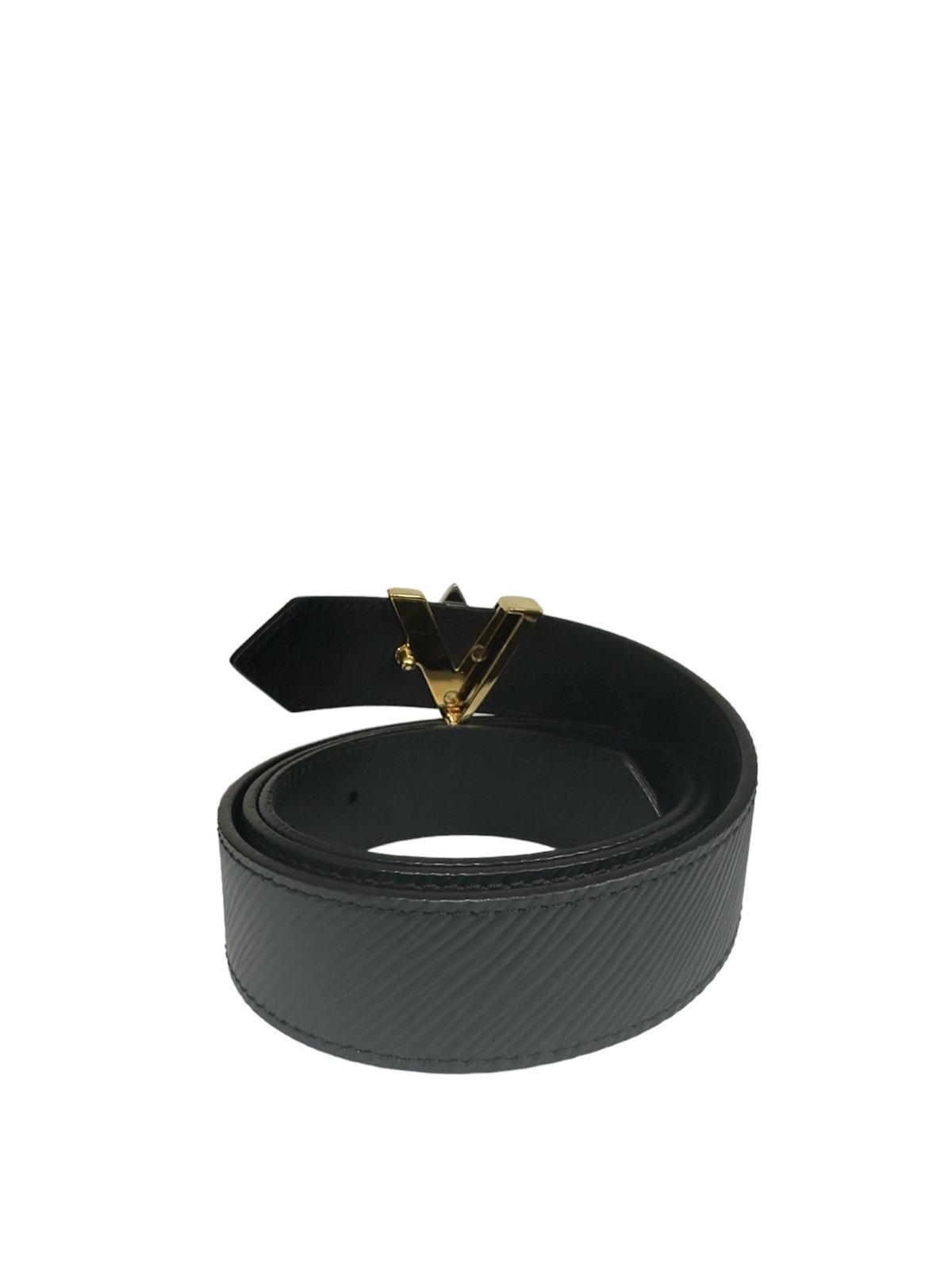 Cintura Louis Vuitton Cintura Twist Epi Nera im Angebot 1