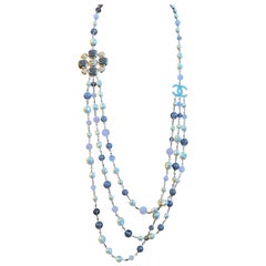 Cintura o collana gripoix Chanel a tre fili