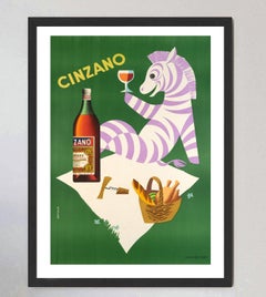 Cinzano Original Poster by Jean Colin, 1951