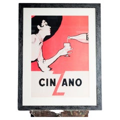 Cinzano Poster Framed