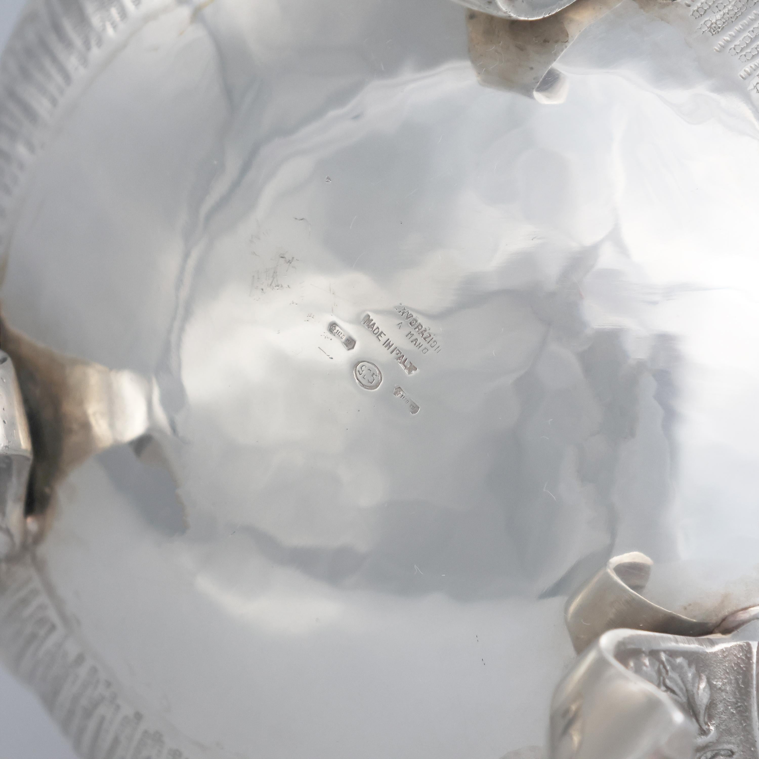 Sterling Silver Cioccolatiera in argento 925 Italia, Milano, ultimo quarto XX secolo