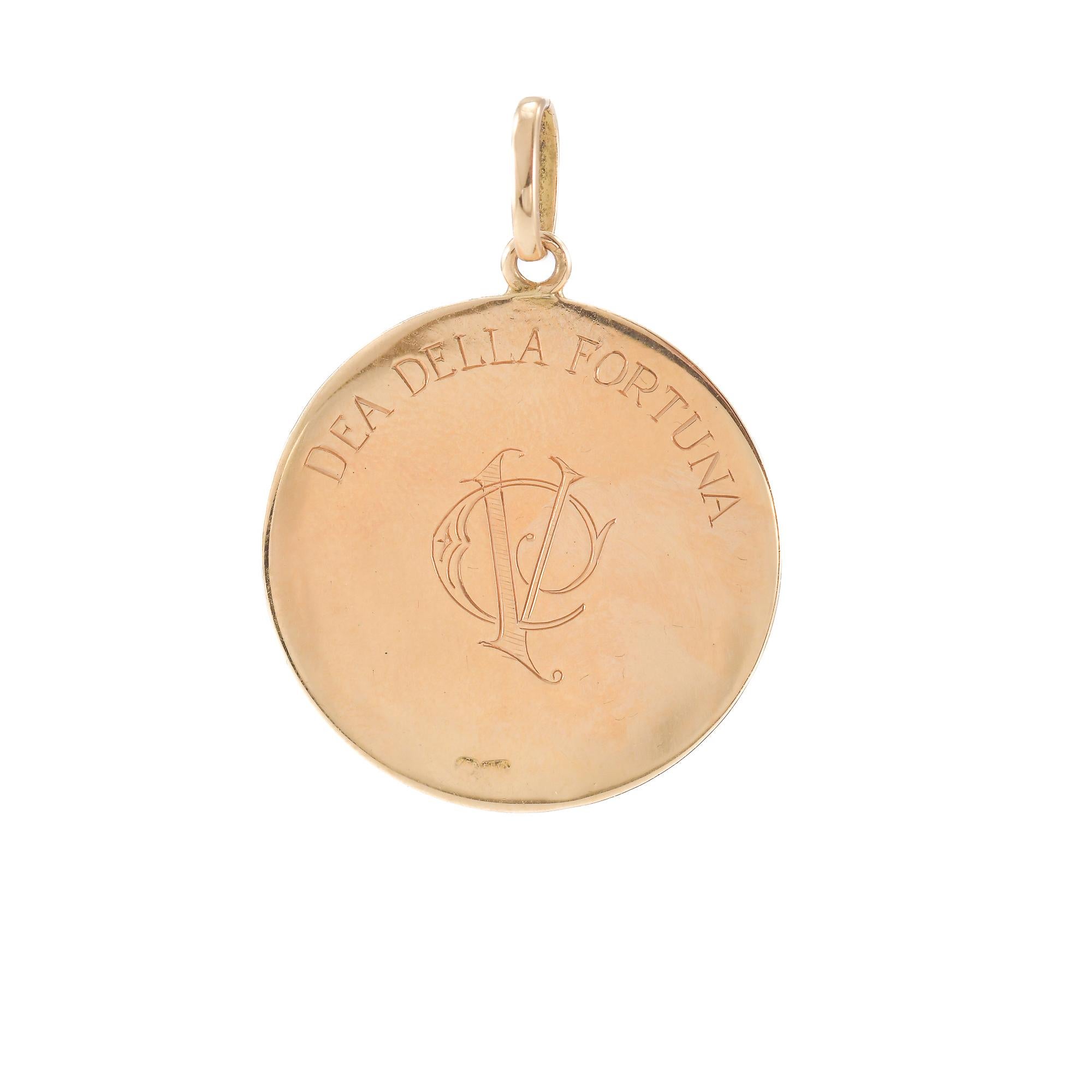 Ciondolo in oro giallo 18k (750/1000), marcato 