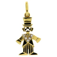 Pomellato Clown pendant in yellow and white gold