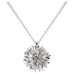 Ricci pendant in white gold