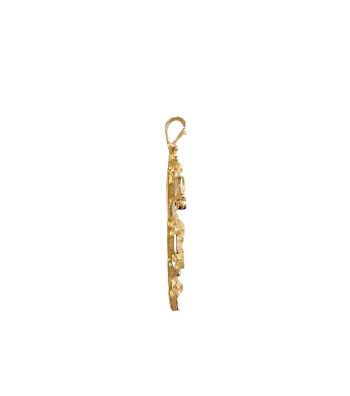 Artiste Ciondolo Sacchi in oro 18k con Diamanti e Rubino en vente