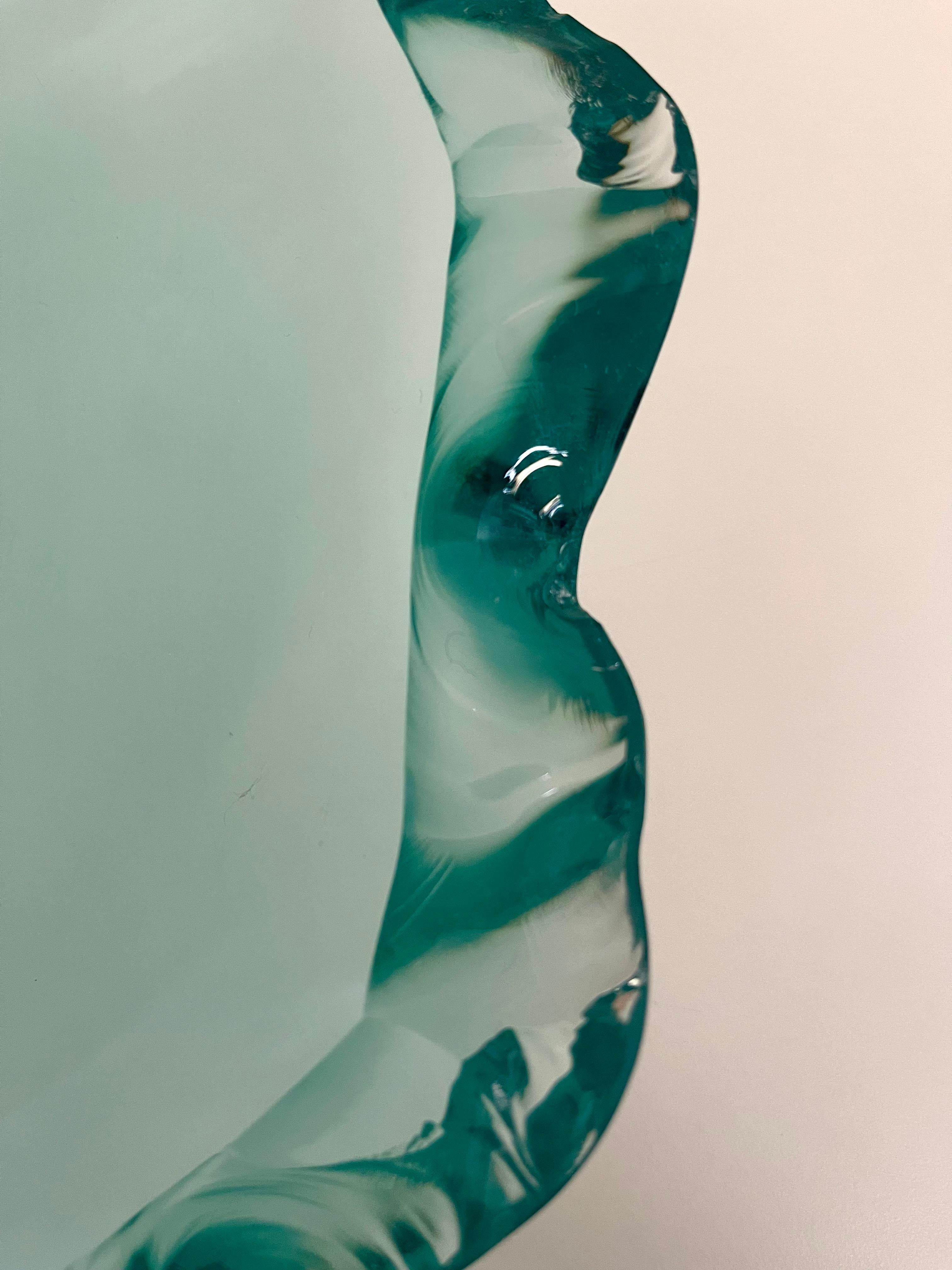 Coupe contemporaine en cristal taillé à la main par Ghiró Studio en vente 2